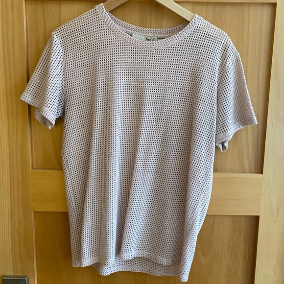 Wilfred blush mesh crew-neck - Picture 1 of 5